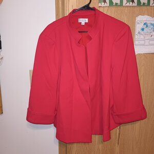NEW Tahari Arthur S. Levine Women’s Red Jacket Size 22W